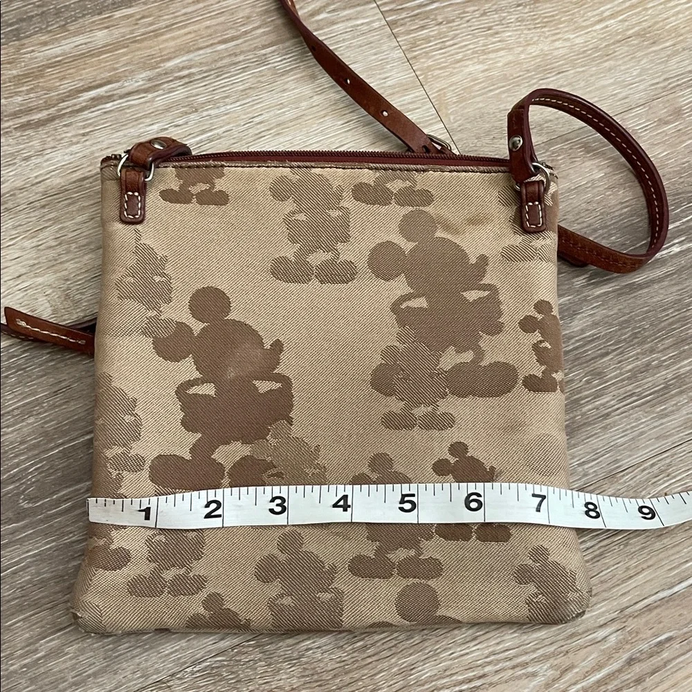 Disney Parks x Dooney & Bourke leather & fabric Mickey Mouse crossbody bag - Picture 13 of 14